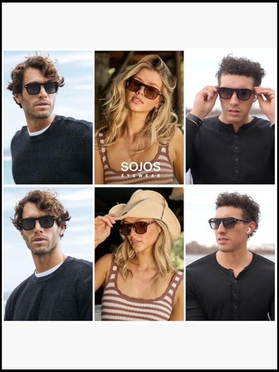 Retro Aviator Polarized Sunglasses Lightweight TR90 Frame UV400 Protection main image 6